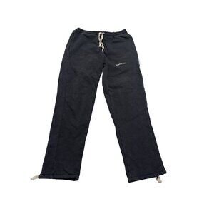 Saintwoods Logo-Print Cotton Sweatpants in Black